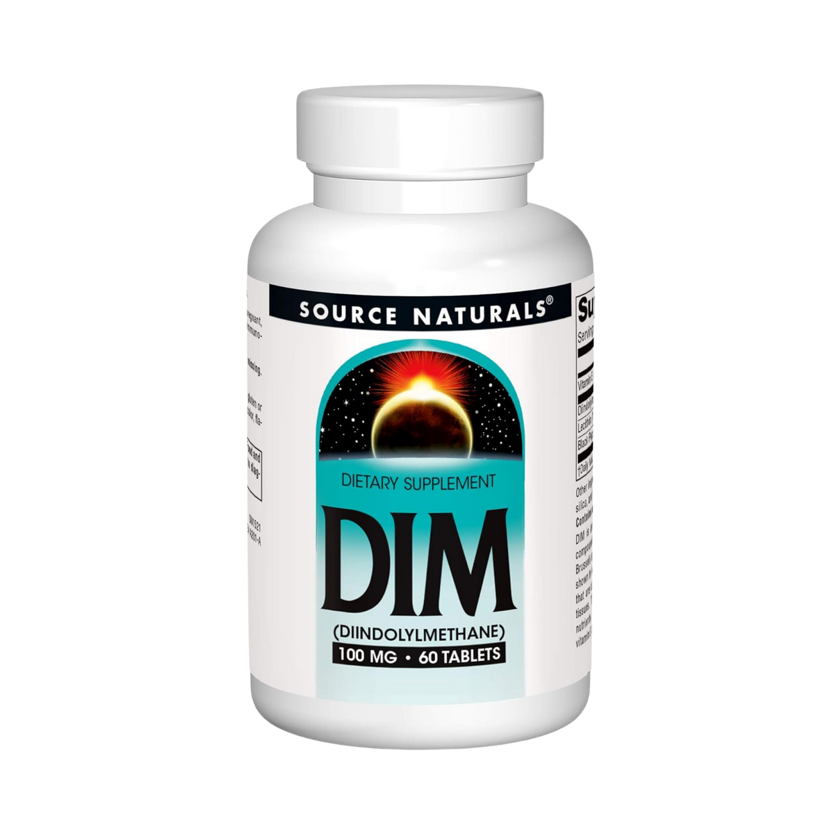 Source Naturals, DIM, 100 Mg, 60 Tablets