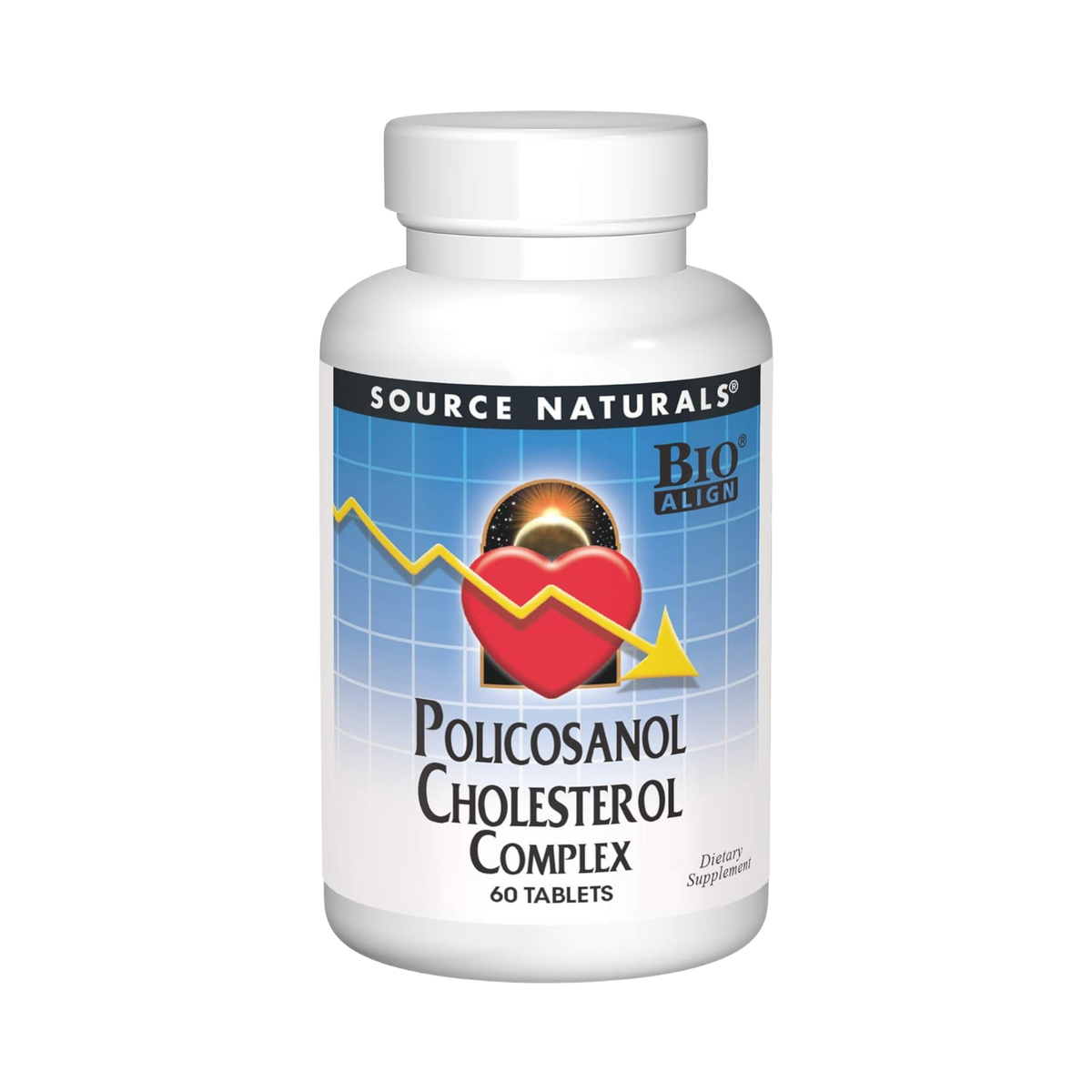 Source Naturals, Policosanol Cholesterol Complex, 60 Tablets