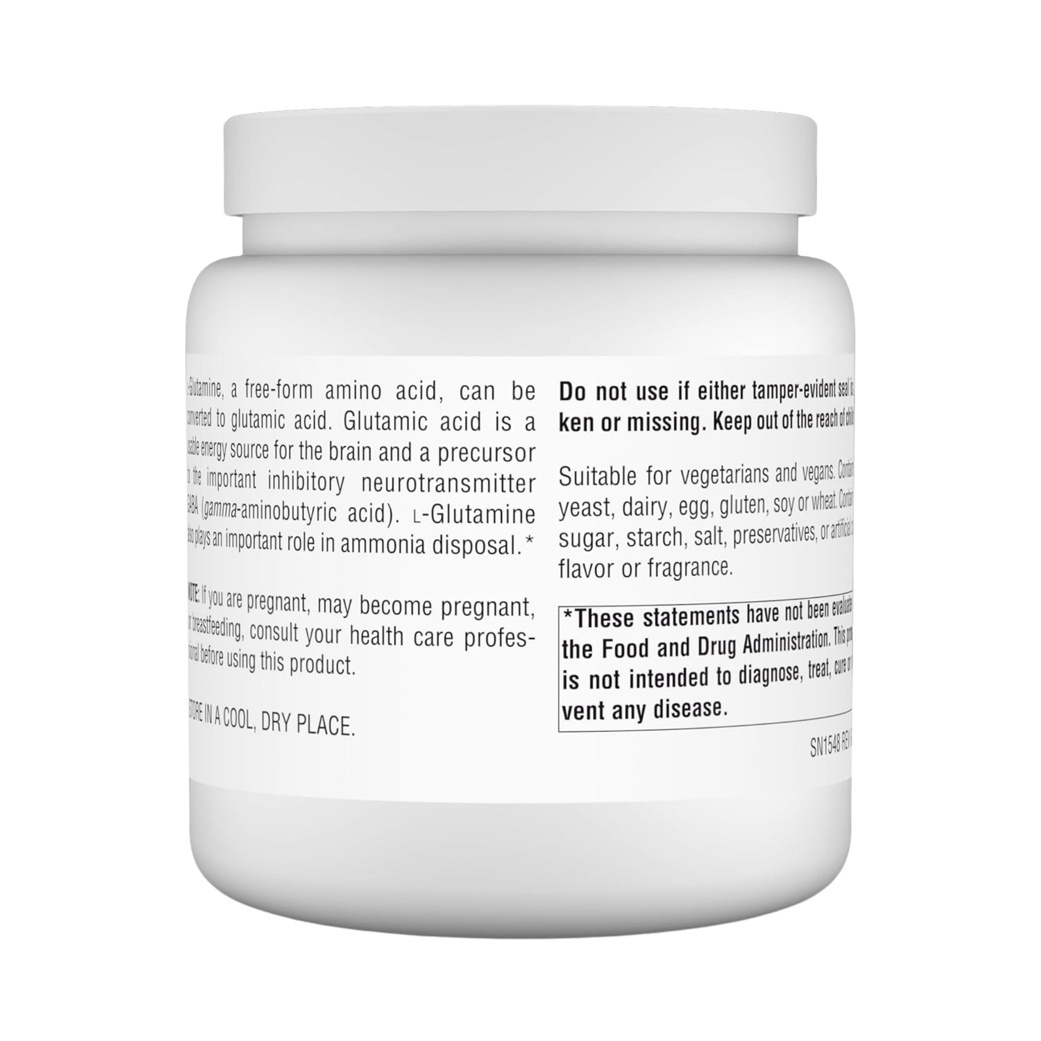 Source Naturals L-Glutamine, 16 Oz Powder