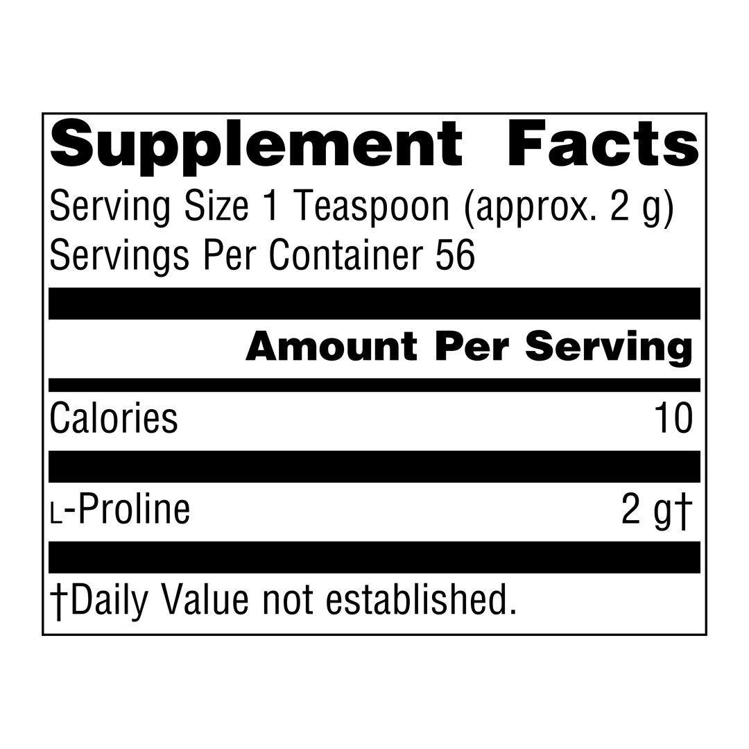 Source Naturals, L-Proline, 4 Oz Powder