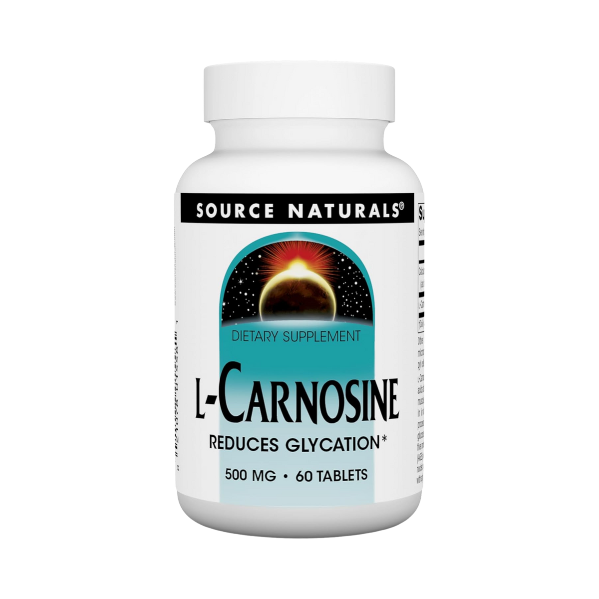 Source Naturals, L-Carnosine, 500 Mg, 60 Tablets