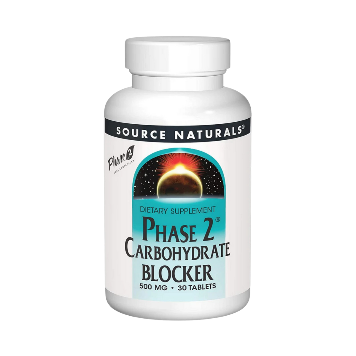 Source Naturals, Phase 2 Carbohydrate Blocker, 500 Mg, 30 Tablets