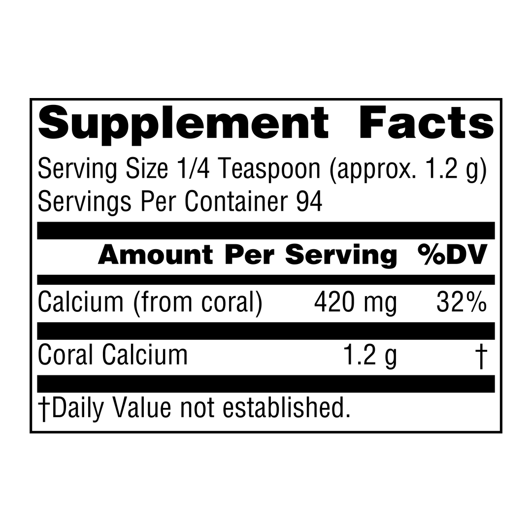 Source Naturals, Coral Calcium, 4 Oz Powder