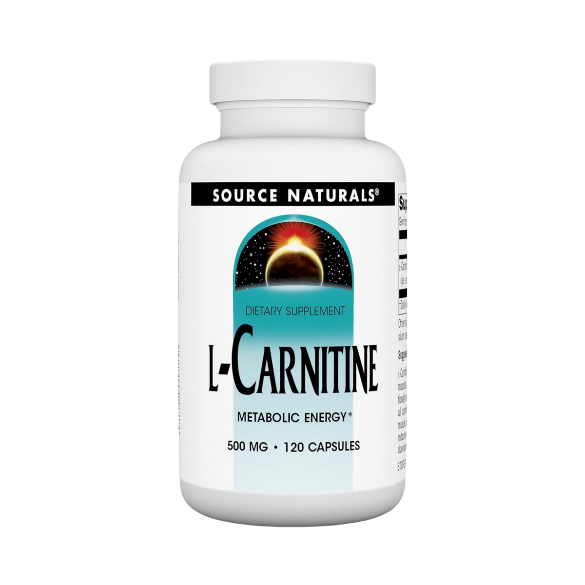 Source Naturals, L-Carnitine, 500 Mg, 120 Capsules