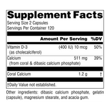 Source Naturals, Coral Calcium, 600 Mg, 240 Capsules