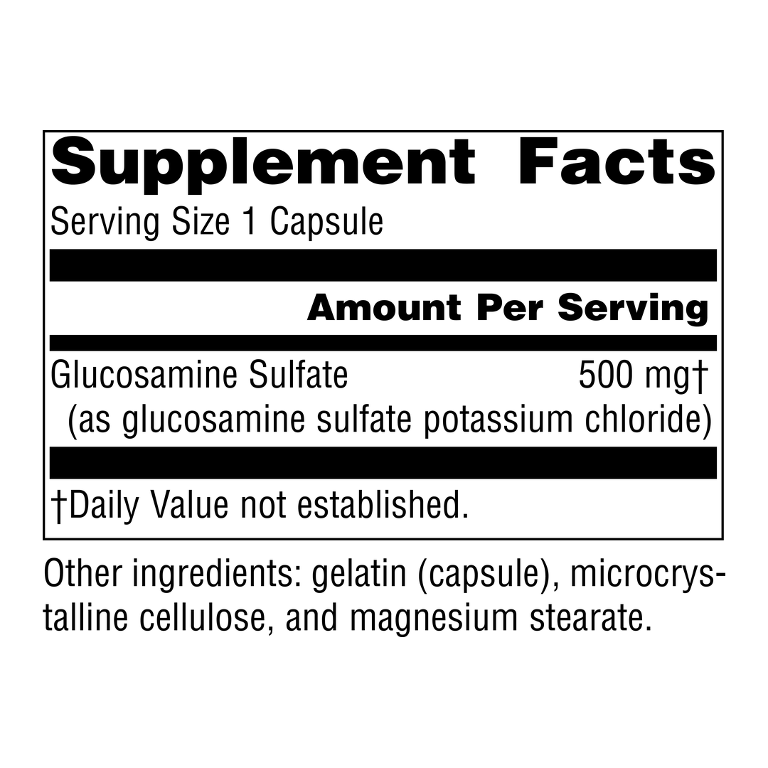 Source Naturals, Glucosamine Sulfate, 500 Mg, 120 Capsules