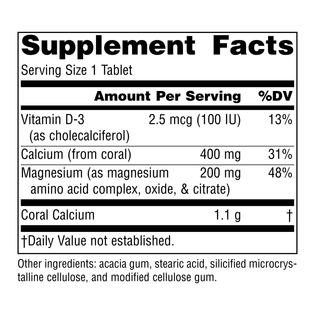 Source Naturals, Coral Calcium/Magnesium (45, 90, 180) Tablets | Maple Herbs