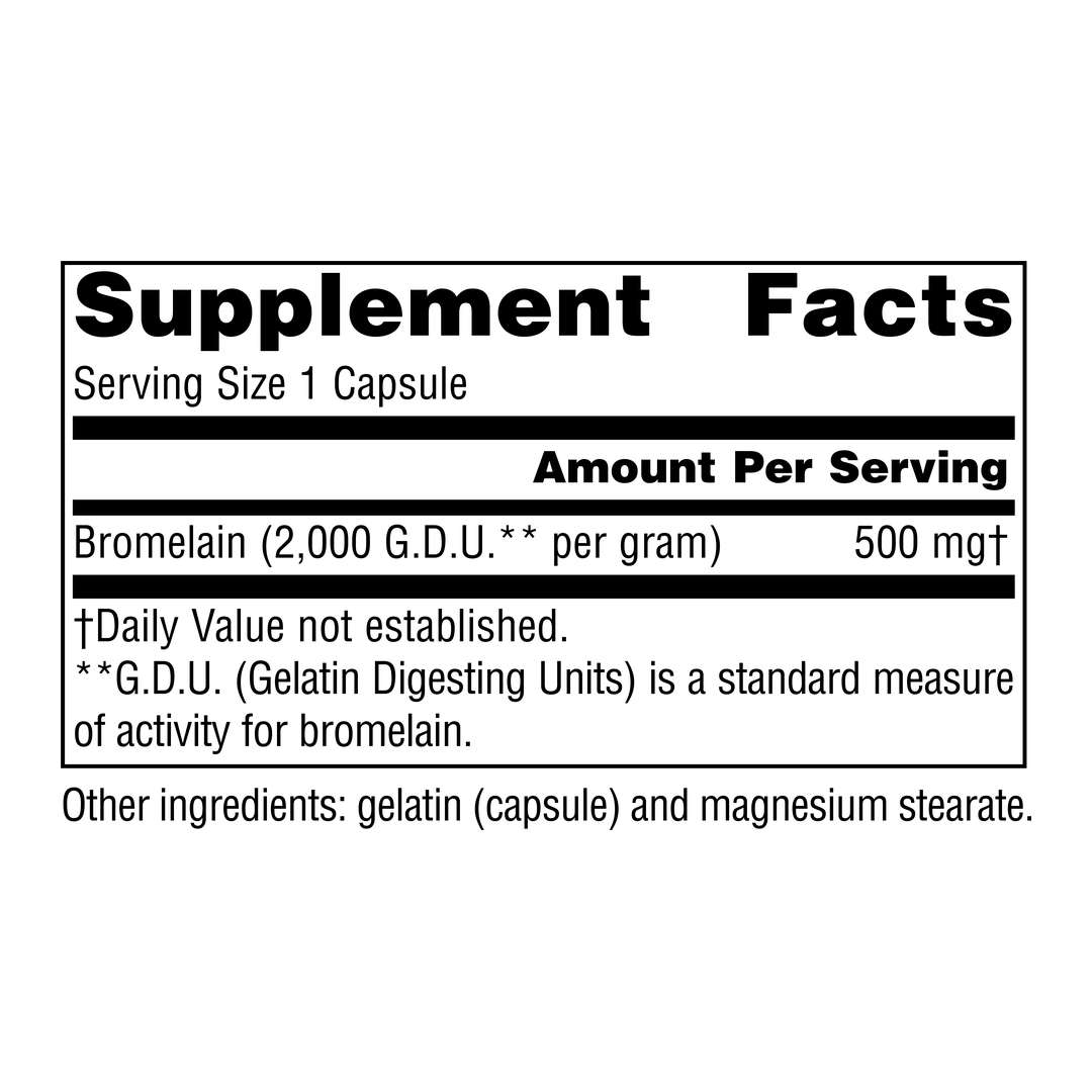Source Naturals, Bromelain, 500mg, 60 Capsules