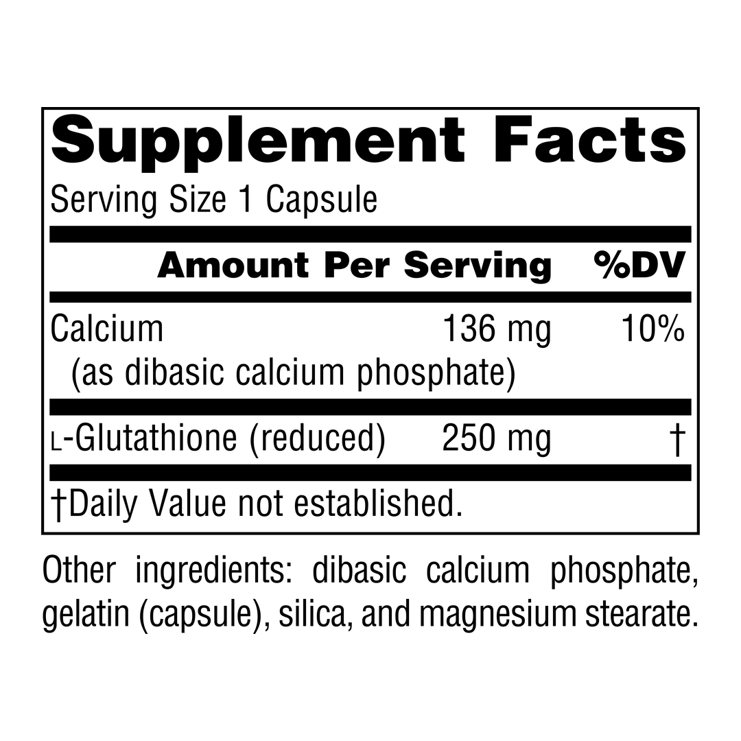 Source Naturals, Glutathione, Reduced 250mg (30,60) Capsule| Maple Herbs