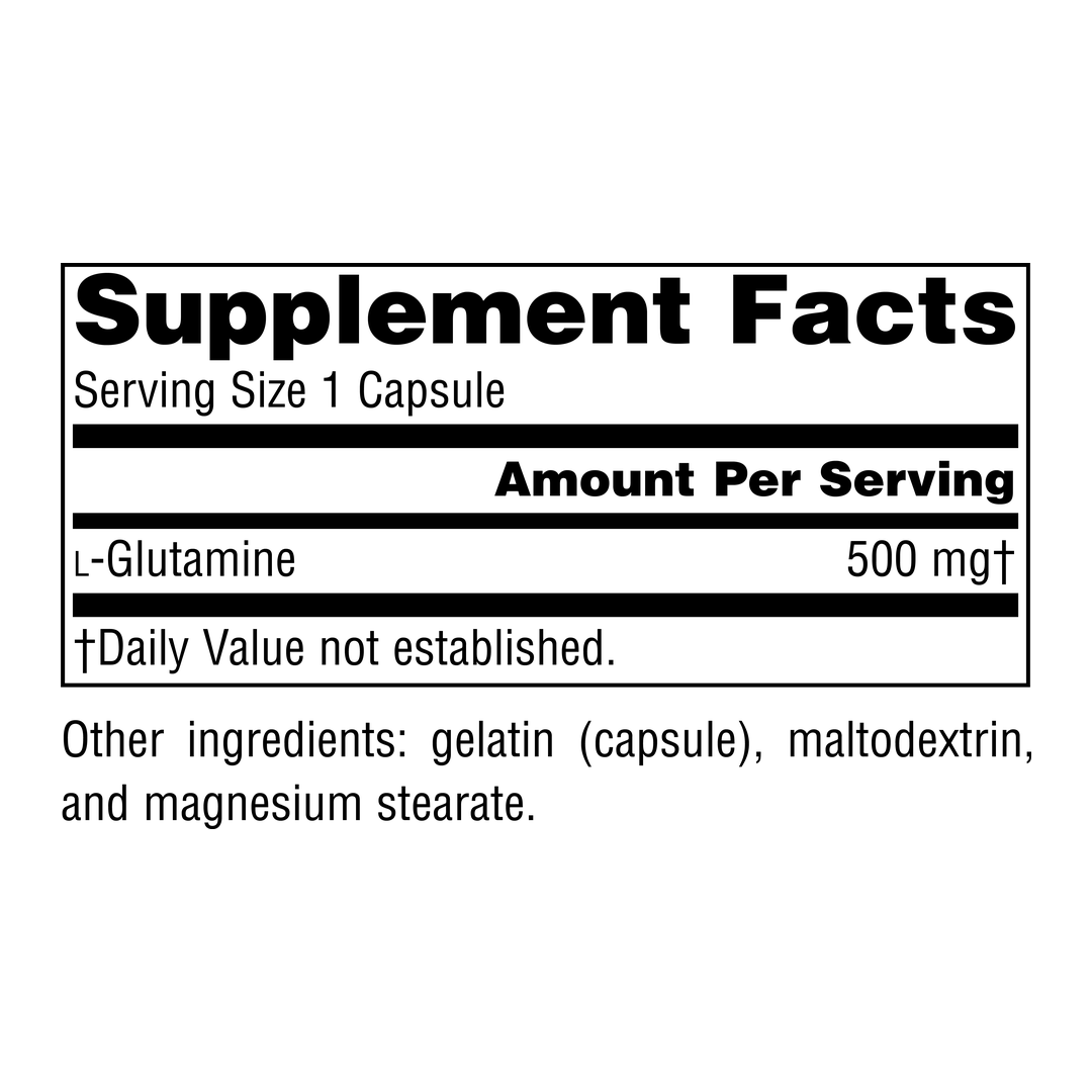 Source Naturals, L-Glutamine, 500 Mg, 100 Capsules