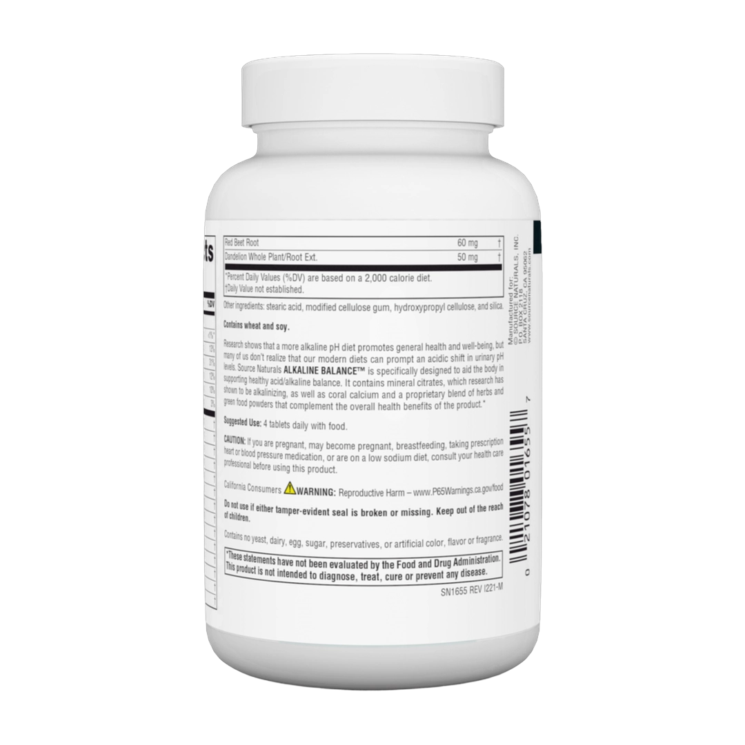 Source Naturals, Alkaline Balance, 60 Tablets
