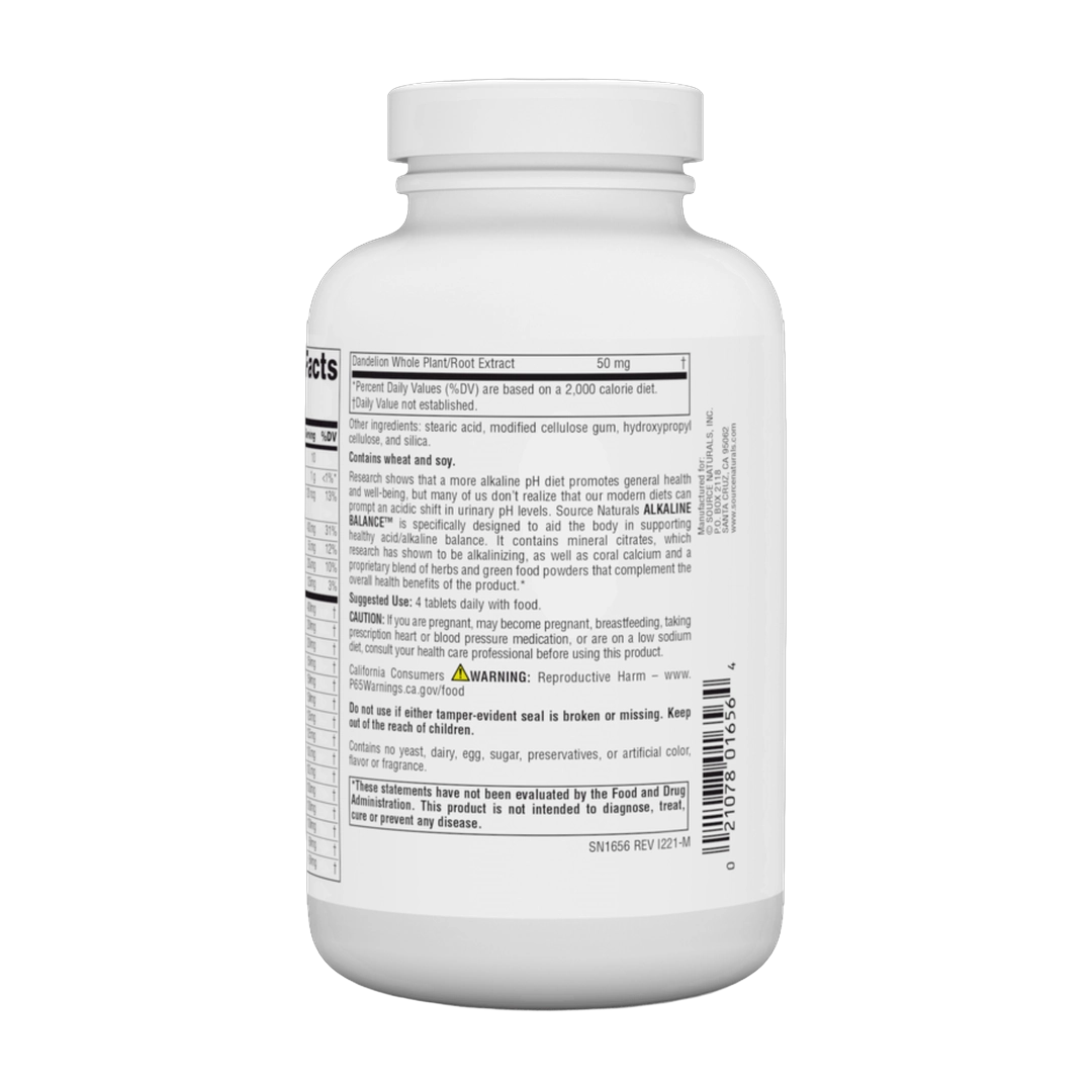 Source Naturals, Alkaline Balance, 120 Tablets