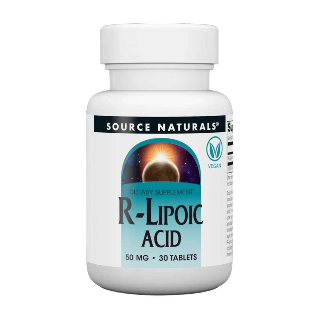 Source Naturals, R-Lipoic Acid 50mg (30, 60) Tablets | Maple Herbs