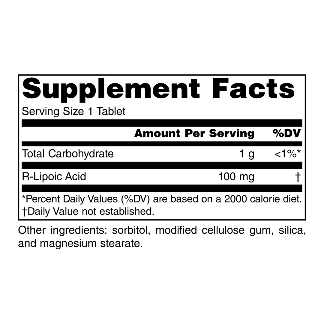 Source Naturals, R-Lipoic Acid, 100 Mg, 30 Tabs