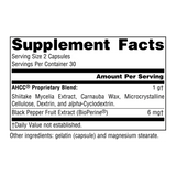 Source Naturals, AHCC® with BioPerine®, 500mg, 60 Capsule