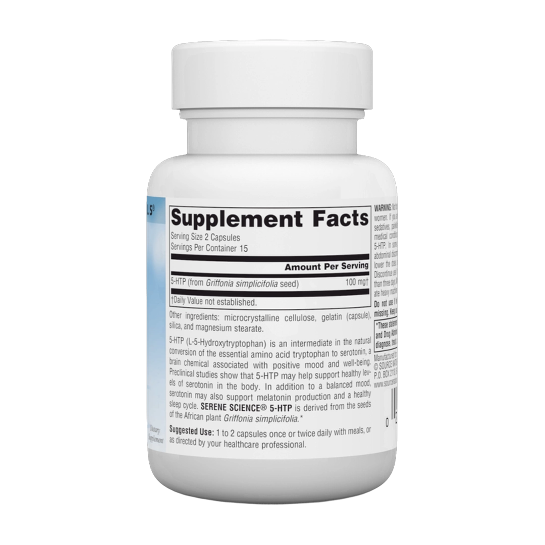 Source Naturals, Serene Science 5-HTP, 50 Mg, 30 Capsules