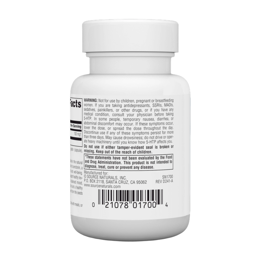 Source Naturals, Serene Science 5-HTP, 50 Mg, 30 Capsules
