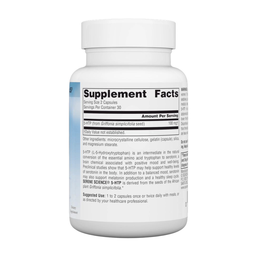 Source Naturals, Serene Science 5-HTP, 50 Mg, 60 Capsules