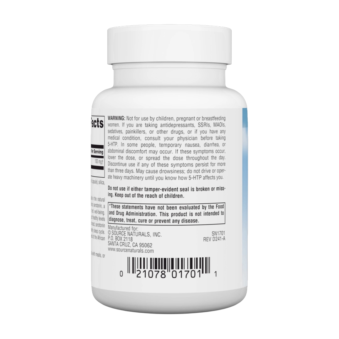 Source Naturals, Serene Science 5-HTP, 50 Mg, 60 Capsules