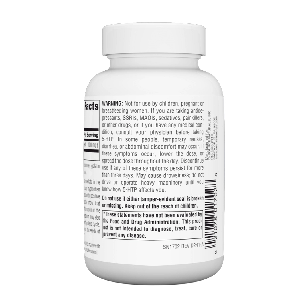 Source Naturals, Serene Science 5-HTP, 50 Mg, 120 Capsules