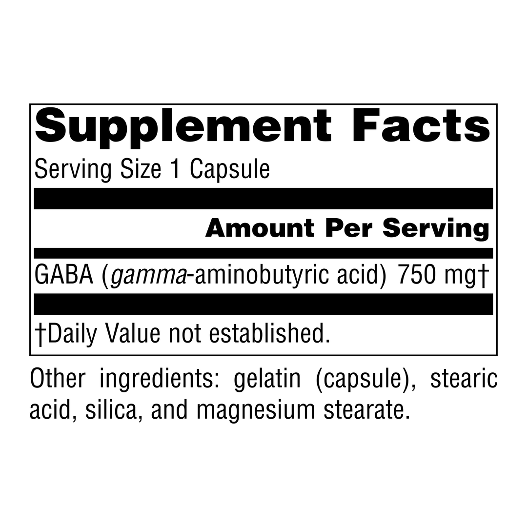 Source Naturals, Serene Science GABA, 750 Mg, 90 Capsules