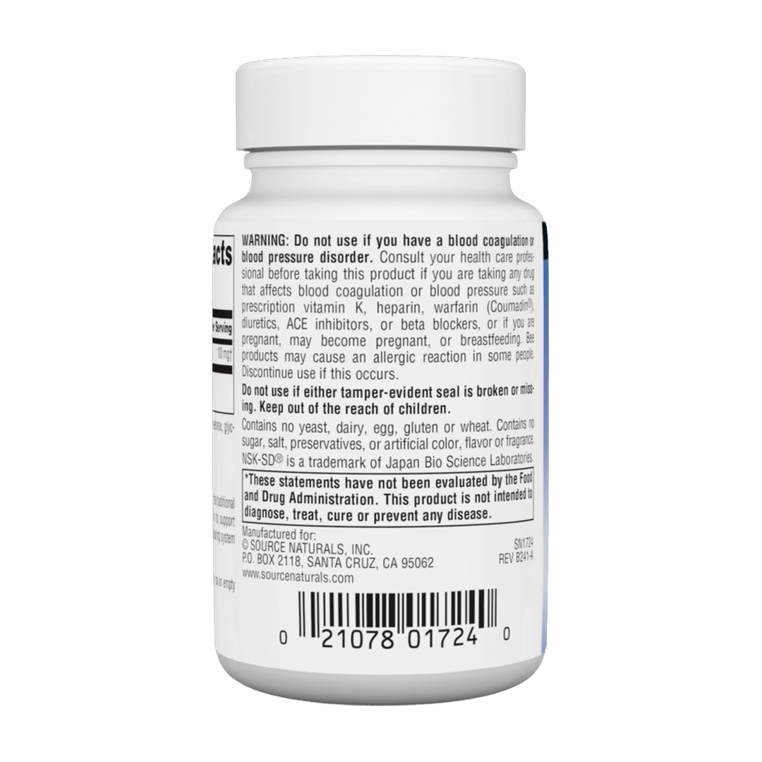 Source Naturals, Nattokinase NSK-SD 33 Mg, 60 Softgels