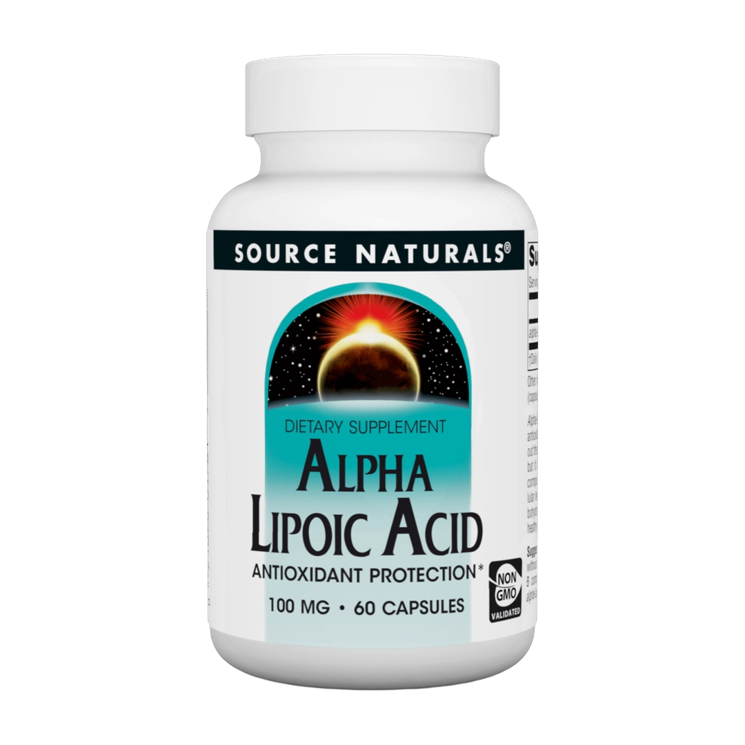 Source Naturals, Alpha Lipoic Acid, 100mg, 60 Capsules