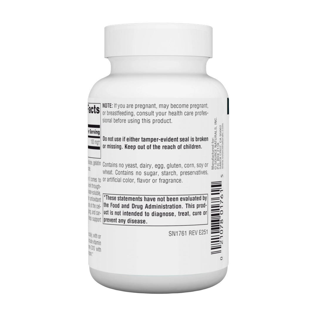 Source Naturals, Alpha Lipoic Acid, 100mg, 60 Capsules