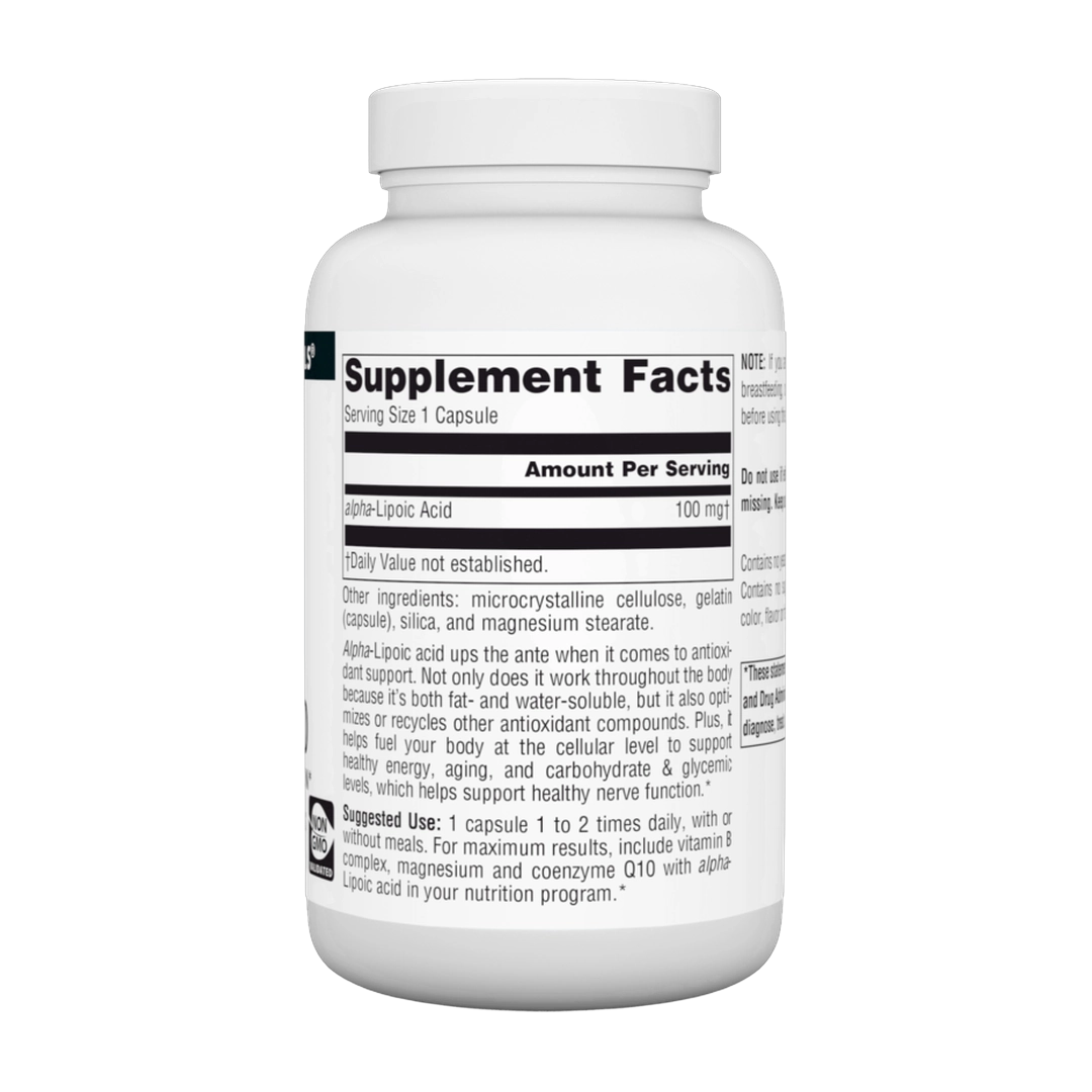 Source Naturals, Alpha Lipoic Acid, 100mg, 120 Capsules