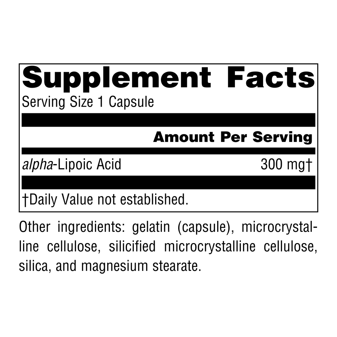 Source Naturals, Alpha Lipoic Acid, 300mg, 60 Capsules