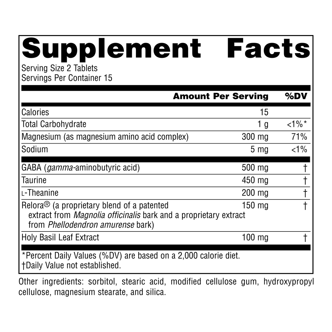 Source Naturals, Serene Science Theanine Serene with Relora, 30 Tablets