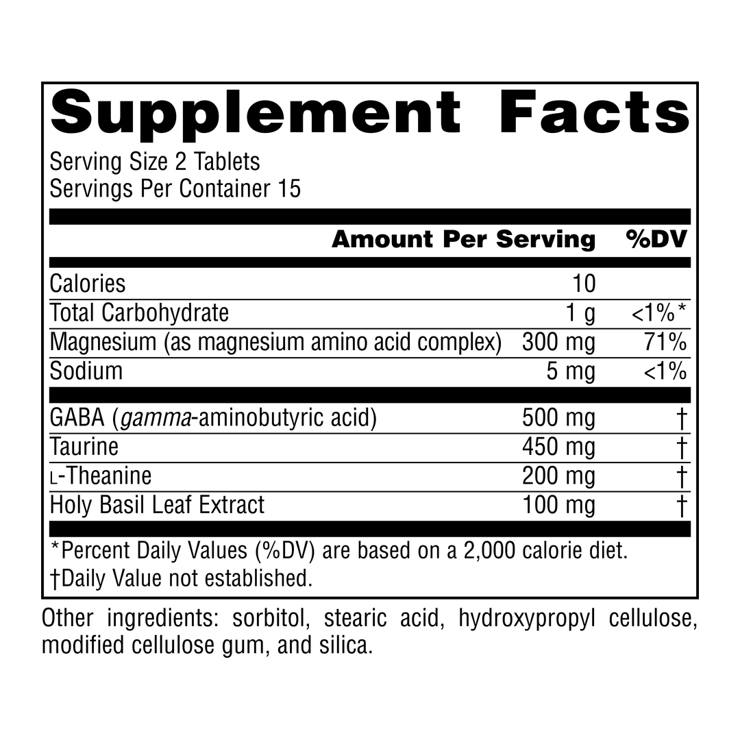 Source Naturals, Serene Science® Theanine Serene® (30,60,120) Tabs | Maple Herbs