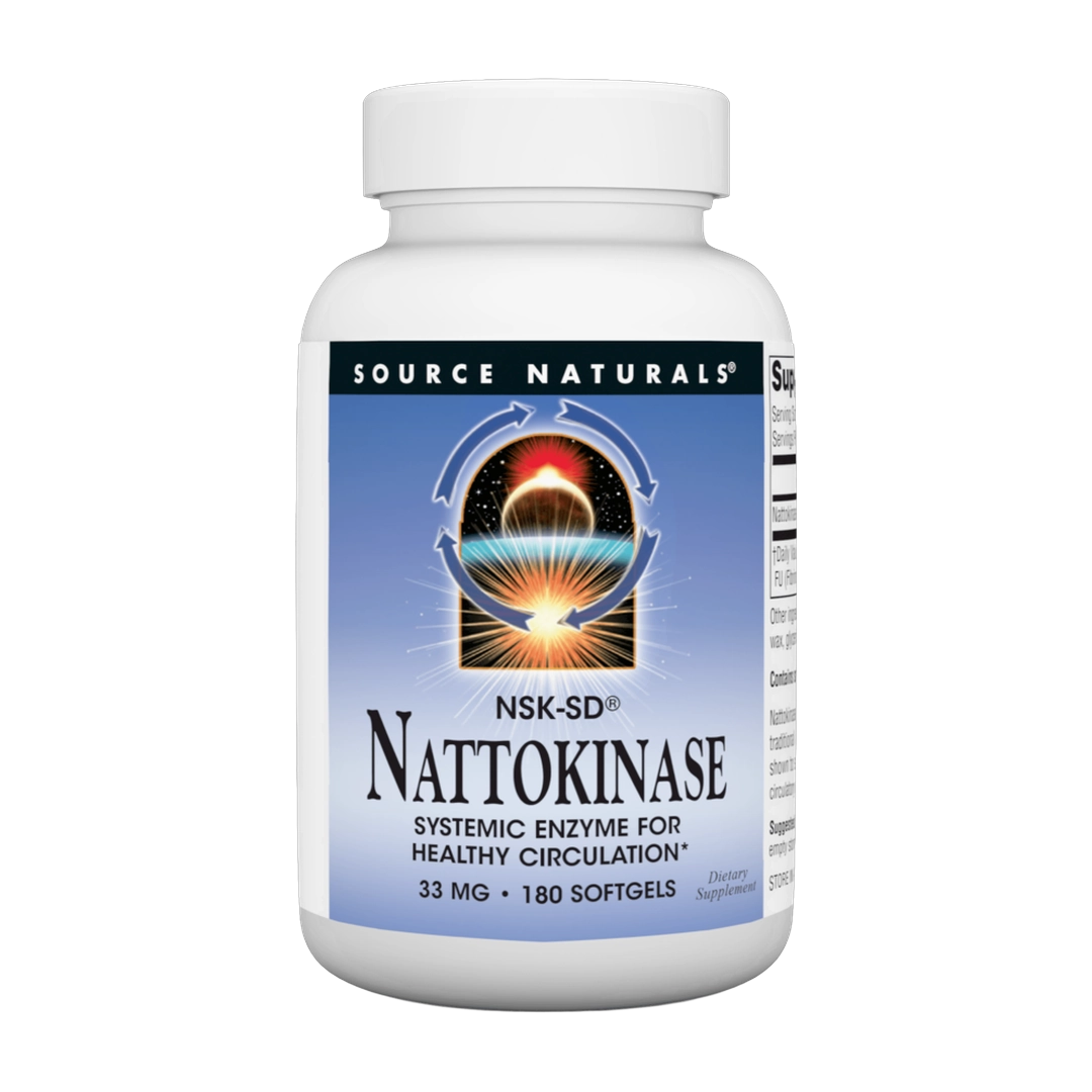 Source Naturals, Nattokinase NSK-SD 33 Mg, 180 Softgels