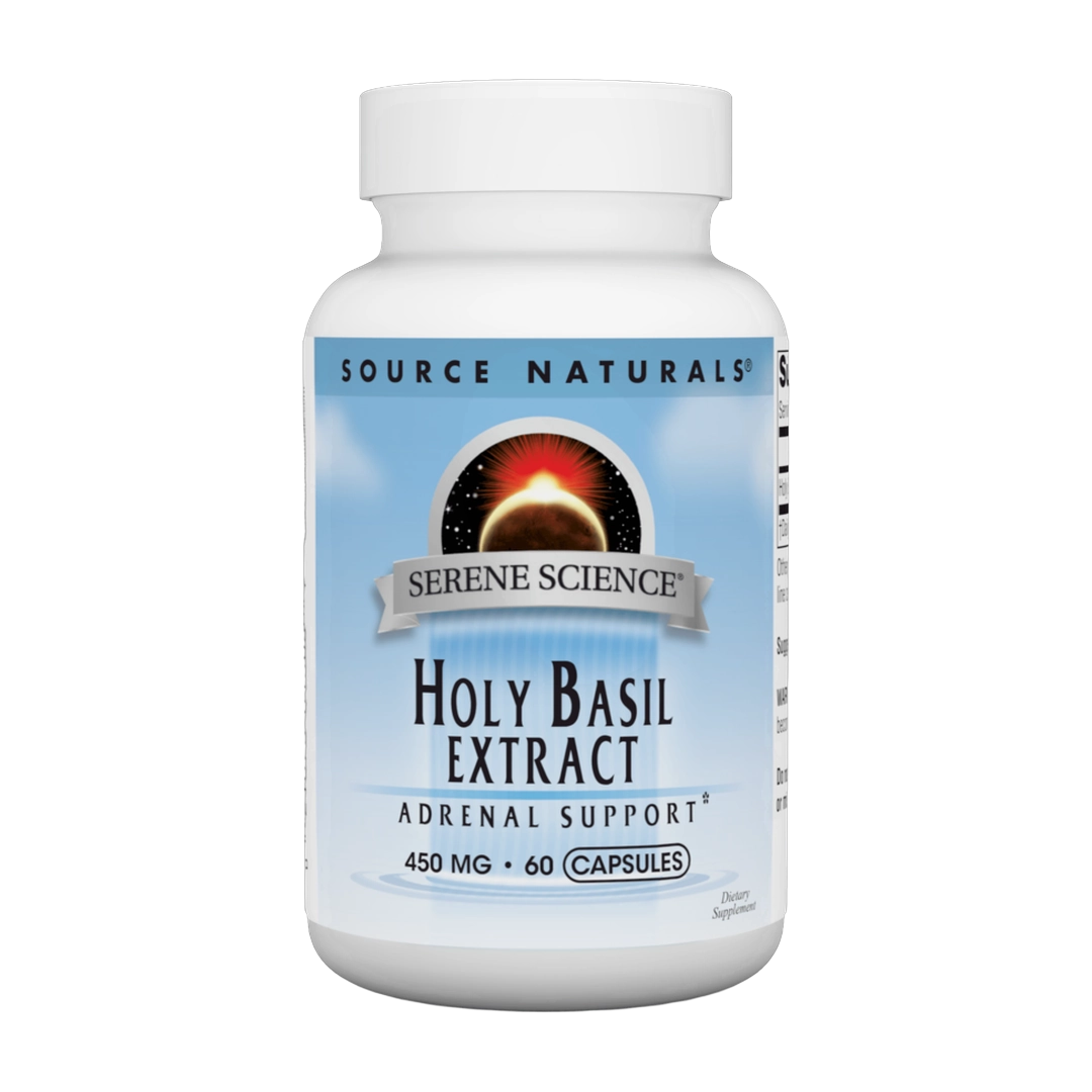 Source Naturals, Serene Science Holy Basil Extract, 450 Mg, 60 Capsules