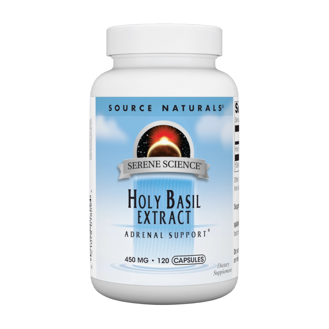 Source Naturals, Serene Science Holy Basil Extract, 450 Mg, 120 Capsules