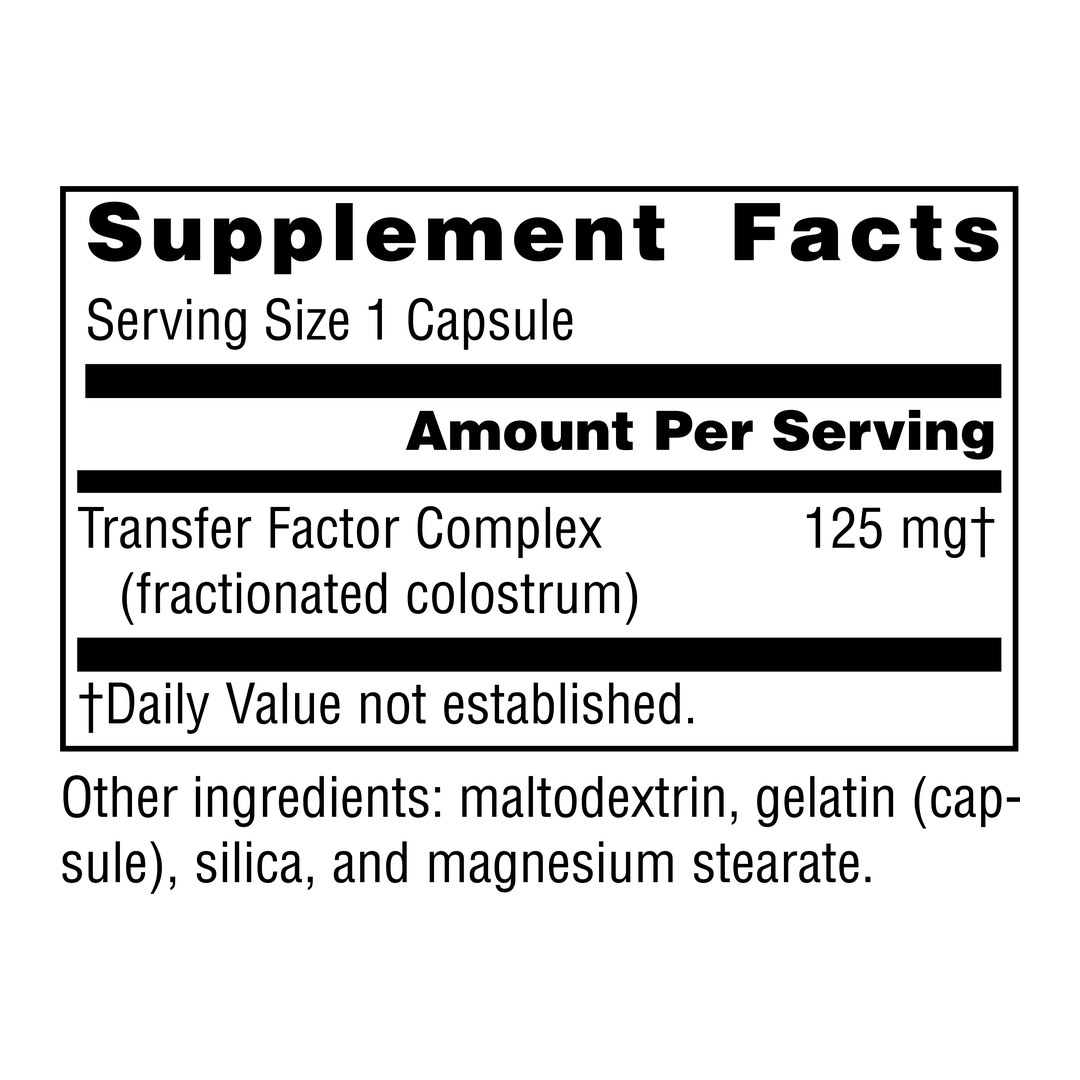 Source Naturals, Wellness Transfer Factor, 125 Mg, 60 Capsules