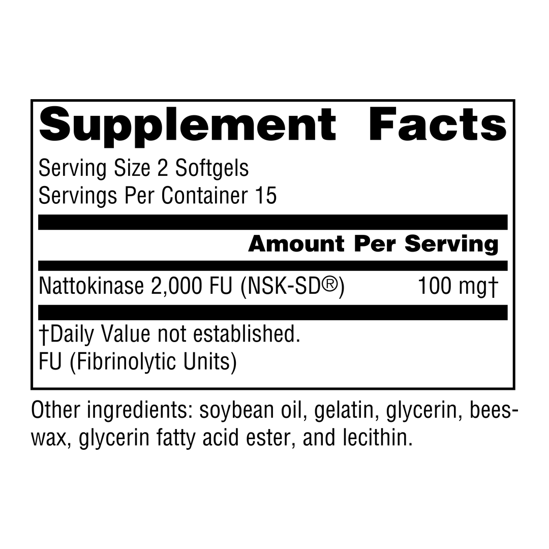 Source Naturals, Nattokinase NSK-SD, 50 Mg, 30 Softgels