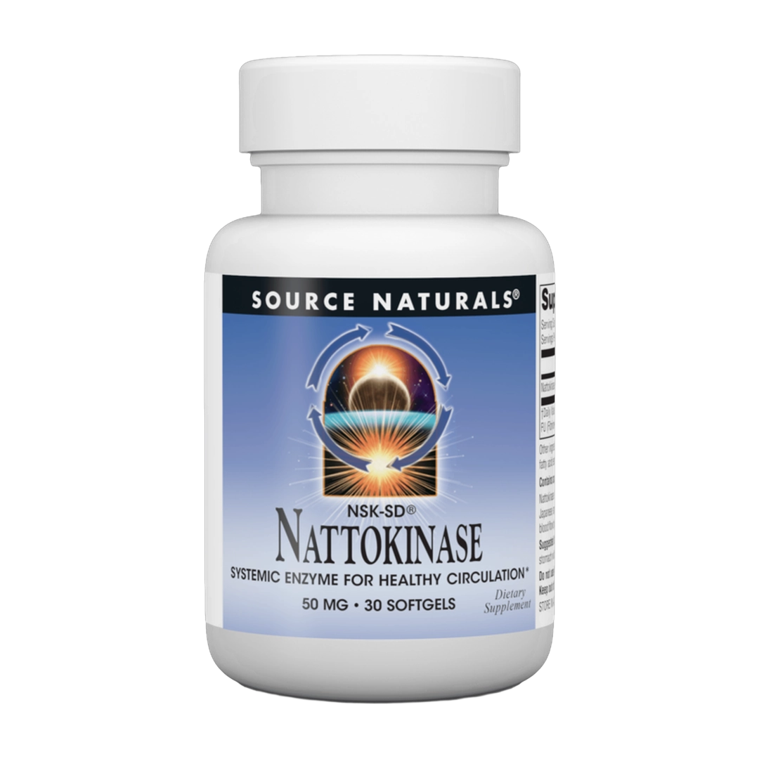 Source Naturals, Nattokinase NSK-SD, 50 Mg, 30 Softgels