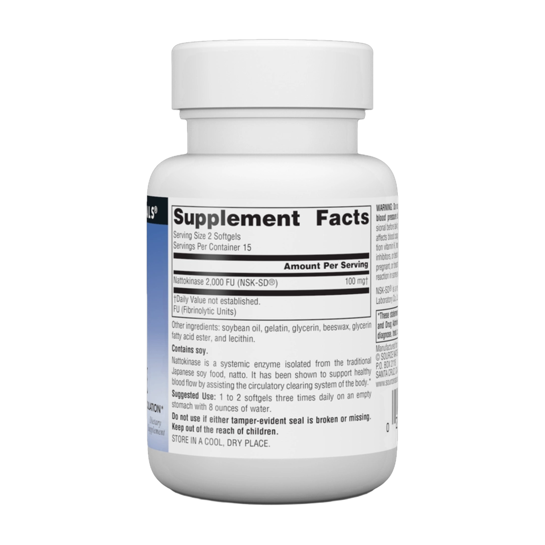 Source Naturals, Nattokinase NSK-SD, 50 Mg, 30 Softgels