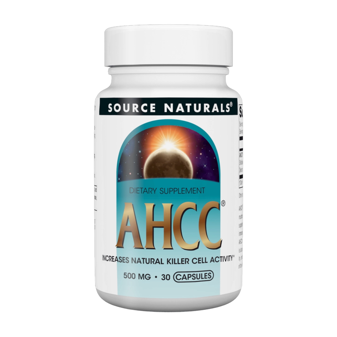 Source Naturals, AHCC, 500 Mg, 30 Capsules