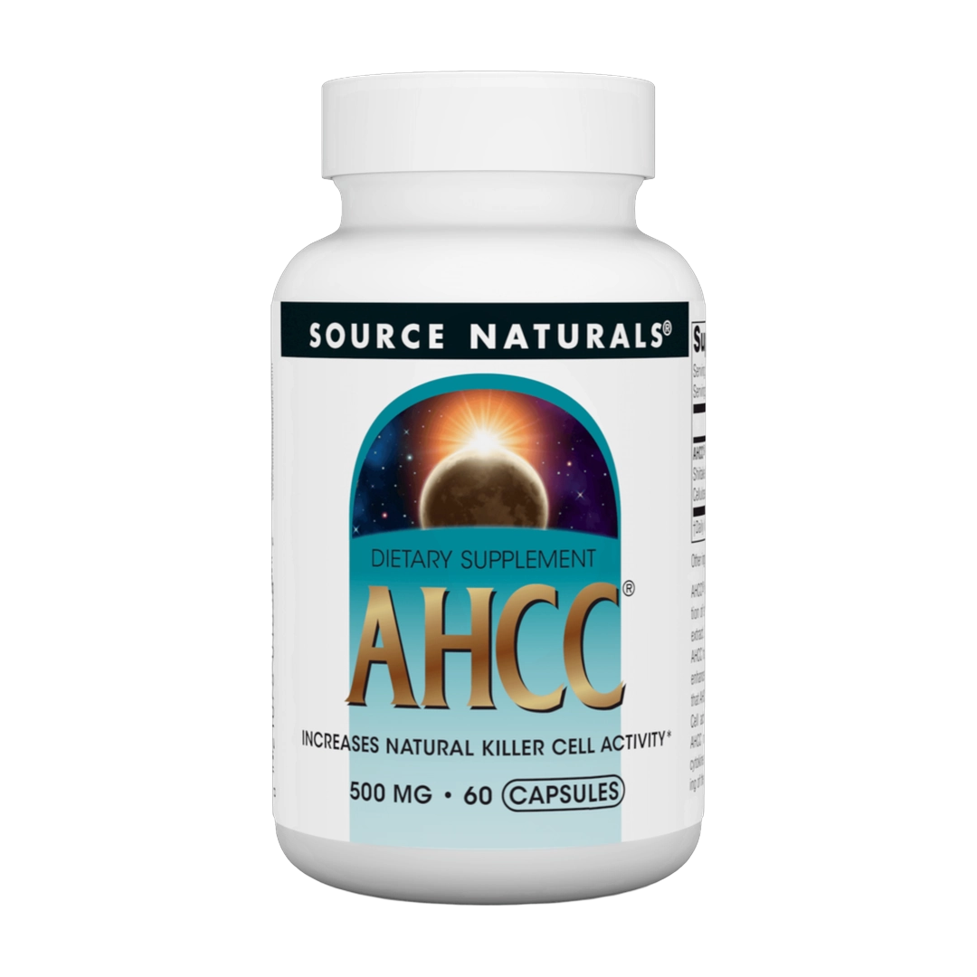 Source Naturals, AHCC, 500 Mg, 60 Capsules