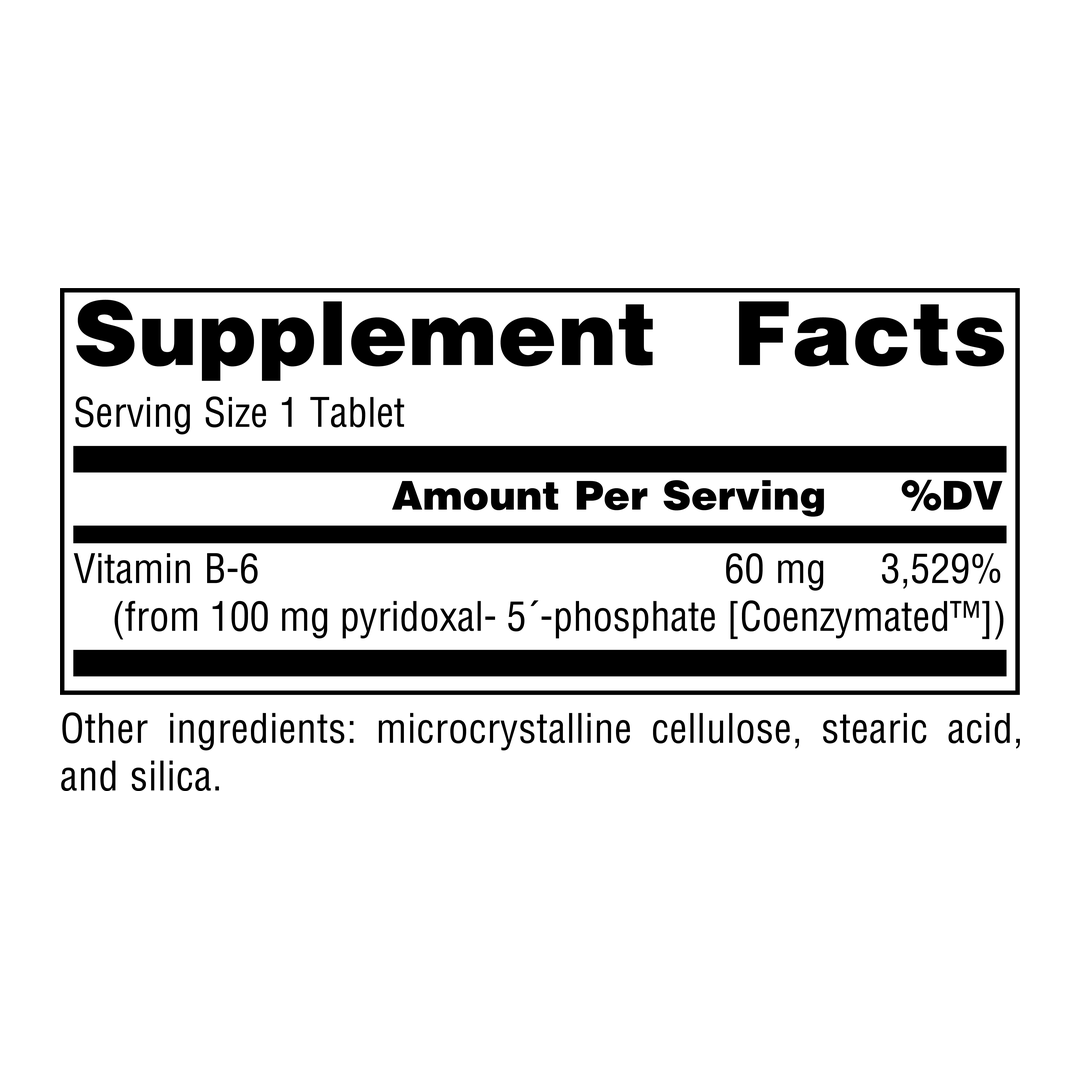Source Naturals, Coenzymated, B-6, 100 Mg, 30 Tablets