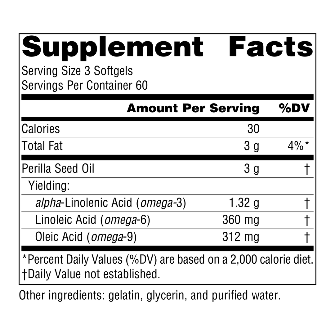 Source Naturals, Perilla Oil, 1000 Mg, 180 Softgels