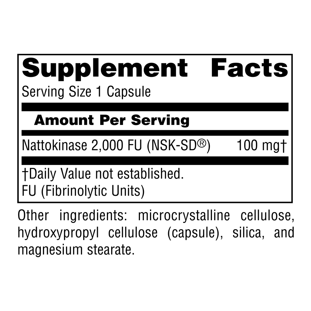 Source Naturals, Nattokinase NSK-SD, 100 Mg, 60 Capsules