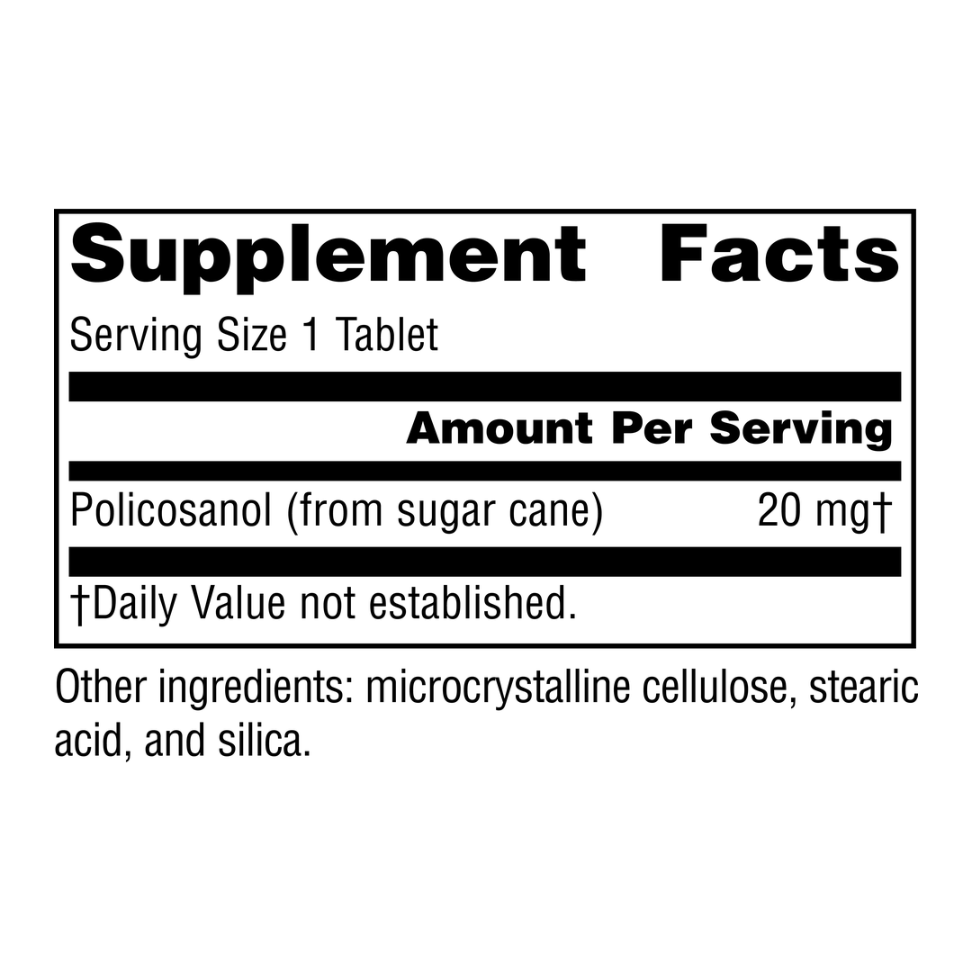 Source Naturals, Policosanol, 20 Mg, 60 Tablets