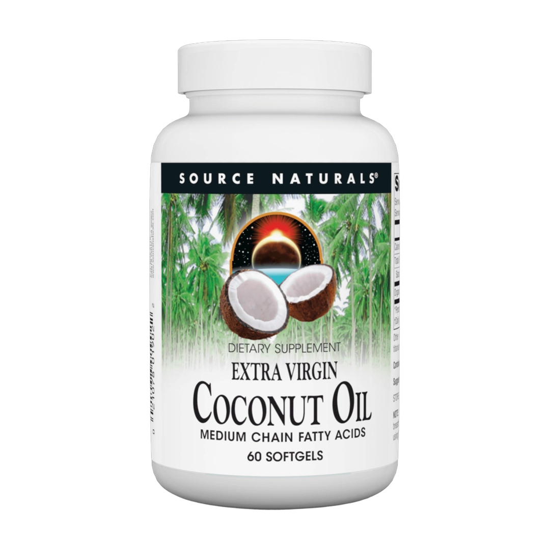 Source Naturals, Coconut Oil Extra Virgin, 1000 Mg, 60 Softgels