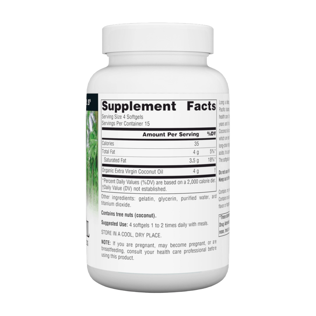 Source Naturals, Coconut Oil Extra Virgin, 1000 Mg, 60 Softgels