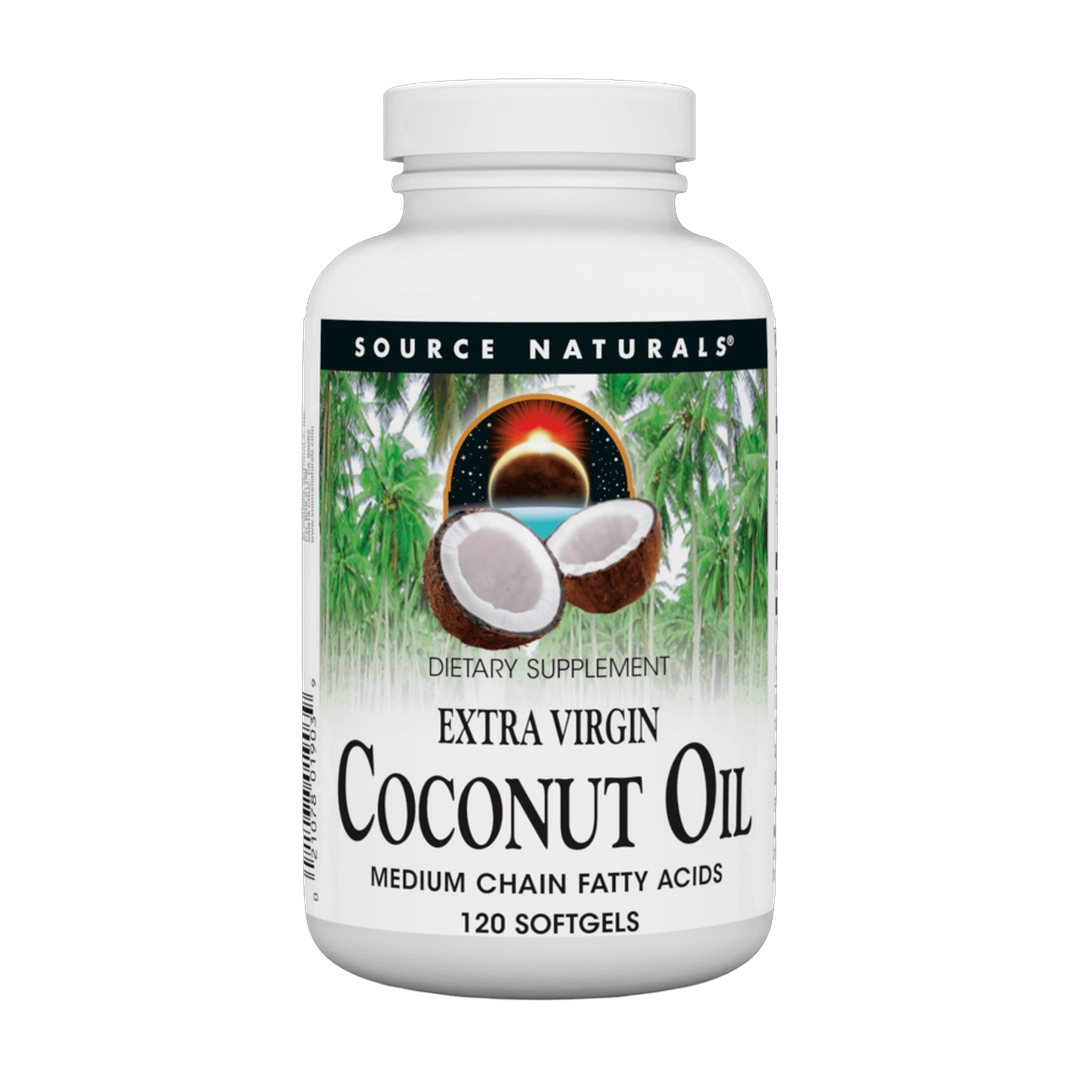Source Naturals, Coconut Oil Extra Virgin, 1000 Mg, 120 Softgels