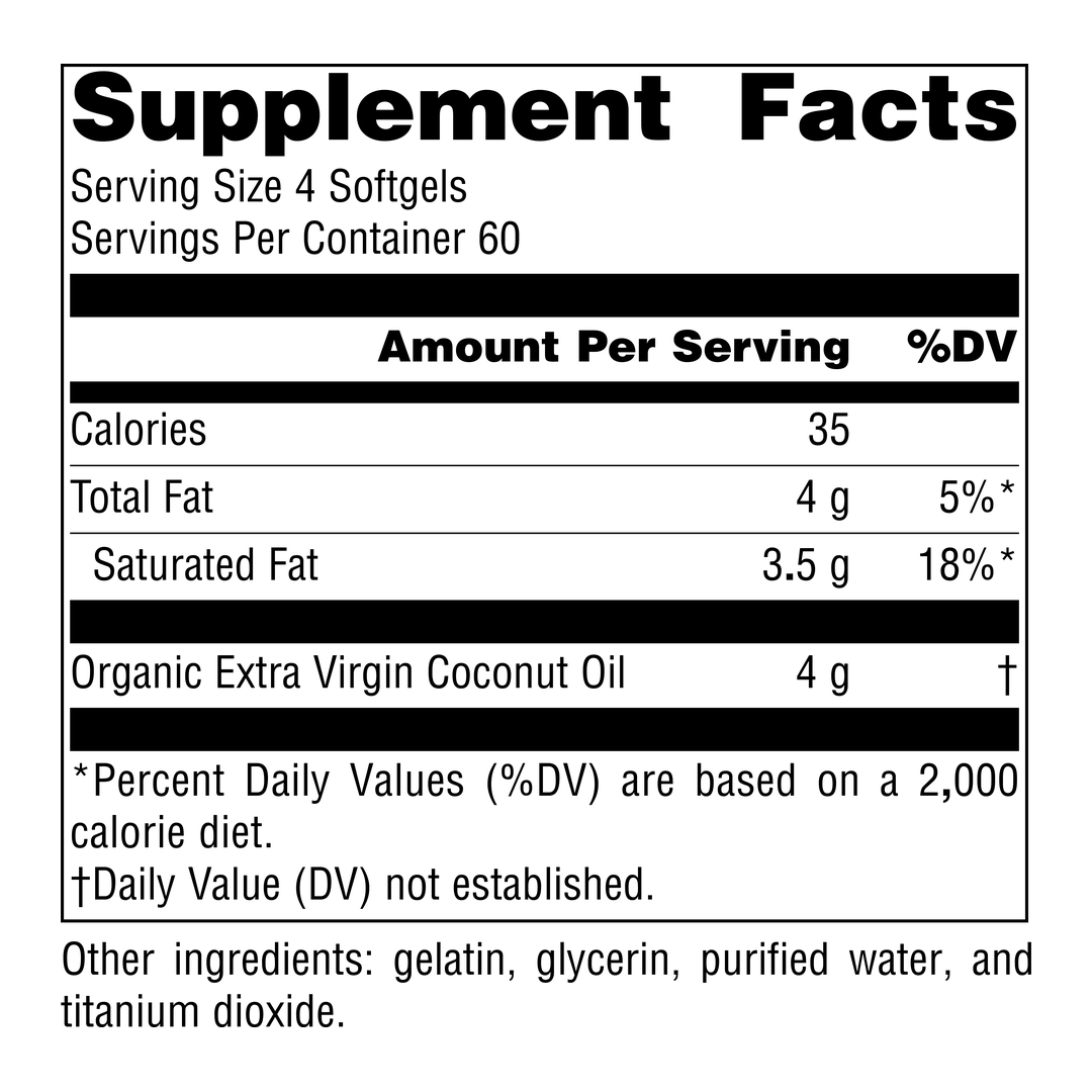 Source Naturals, Coconut Oil Extra Virgin, 1000 Mg, 240 Softgels