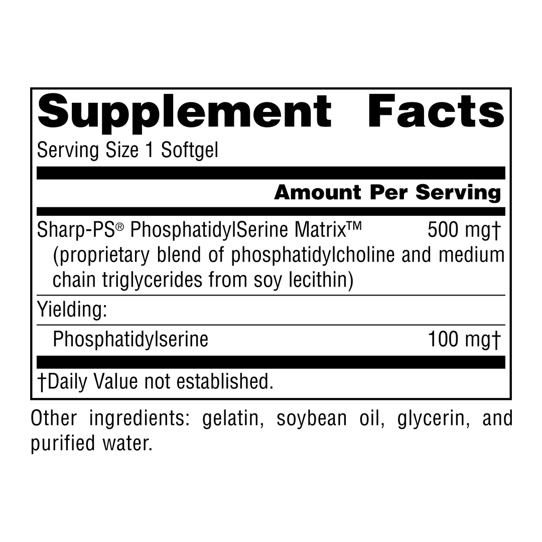 Source Naturals, Phosphatidyl Serine Matrix, 500 Mg, 60 Softgels